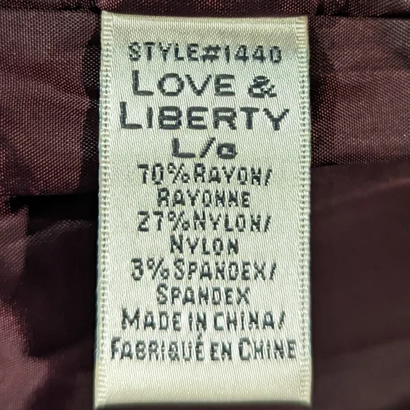 LOVE & LIBERTY jacket - Large - Picture 4 of 5